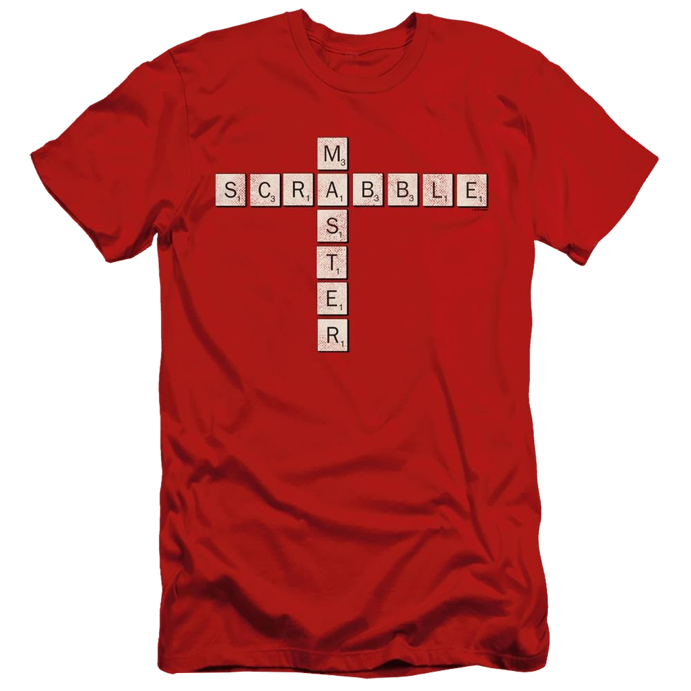 Scrabble Master - Men's Slim Fit T-Shirt Men's Slim Fit T-Shirt Scrabble   