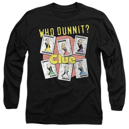 Game of Clue Who Dunnit - Men's Long Sleeve T-Shirt Men's Long Sleeve T-Shirt Clue   