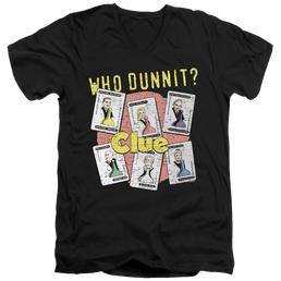 Game of Clue Who Dunnit - Men's V-Neck T-Shirt Men's V-Neck T-Shirt Clue   