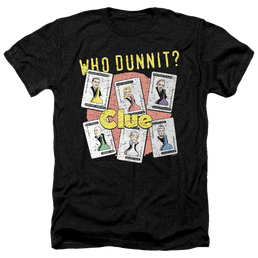 Hasbro Who Dunnit - Men's Heather T-Shirt Men's Heather T-Shirt Clue   