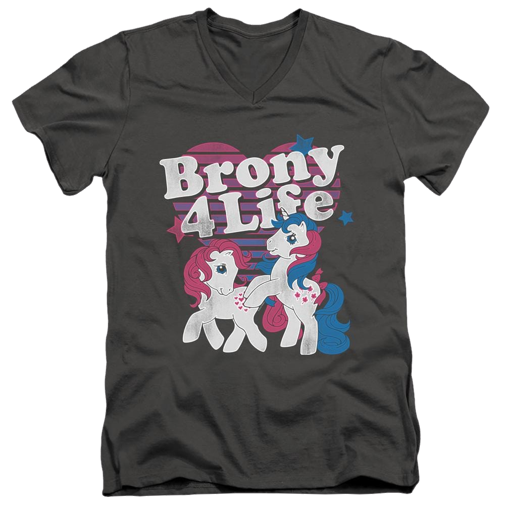 My Little Pony Classic Brony 4 Life - Men's V-Neck T-Shirt Men's V-Neck T-Shirt My Little Pony   