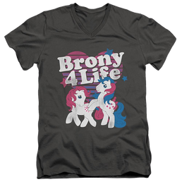 My Little Pony Classic Brony 4 Life - Men's V-Neck T-Shirt Men's V-Neck T-Shirt My Little Pony   