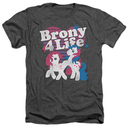 My Little Pony Classic Brony 4 Life - Men's Heather T-Shirt Men's Heather T-Shirt My Little Pony   