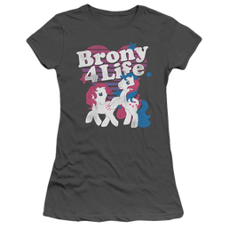 My Little Pony Classic Brony 4 Life - Juniors T-Shirt Juniors T-Shirt My Little Pony   