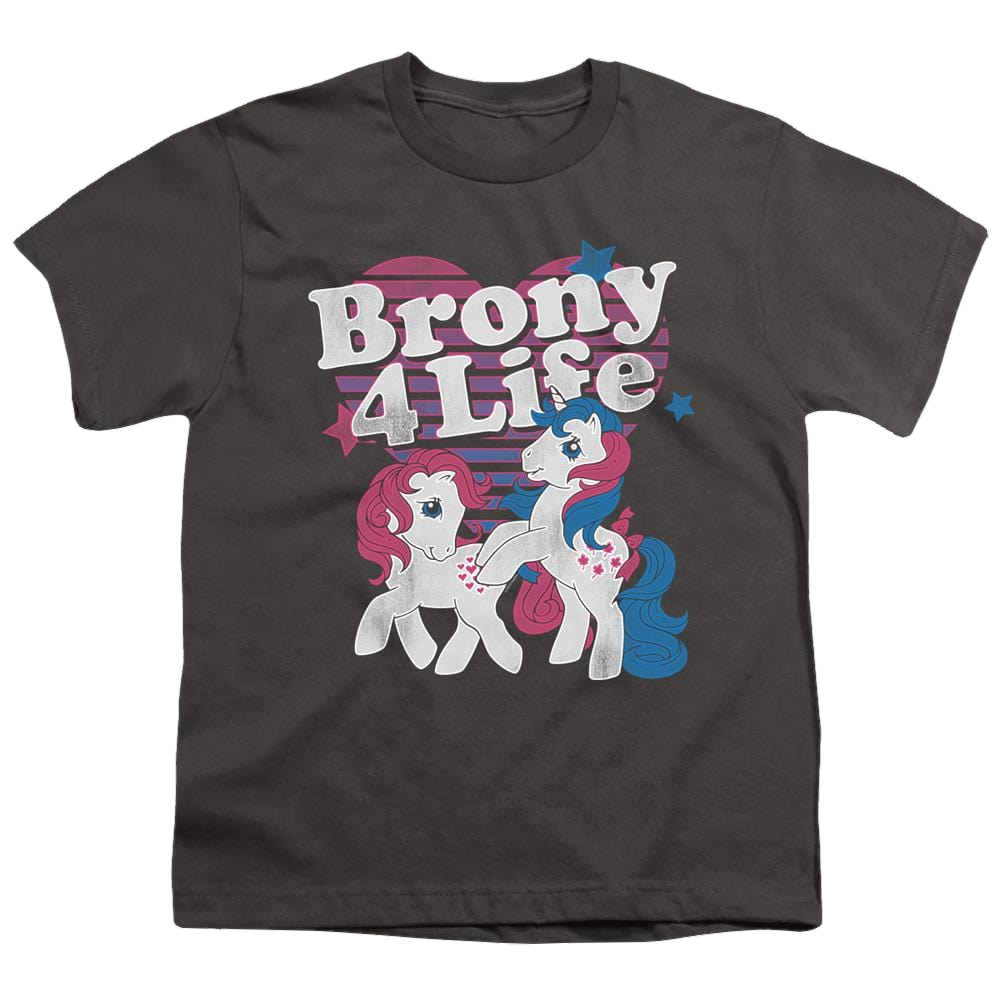 My Little Pony Classic Brony 4 Life - Youth T-Shirt Youth T-Shirt (Ages 8-12) My Little Pony   