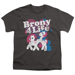 My Little Pony Classic Brony 4 Life - Youth T-Shirt Youth T-Shirt (Ages 8-12) My Little Pony   