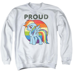 My Little Pony Friendship Is Magic Proud - Men's Crewneck Sweatshirt Men's Crewneck Sweatshirt My Little Pony   