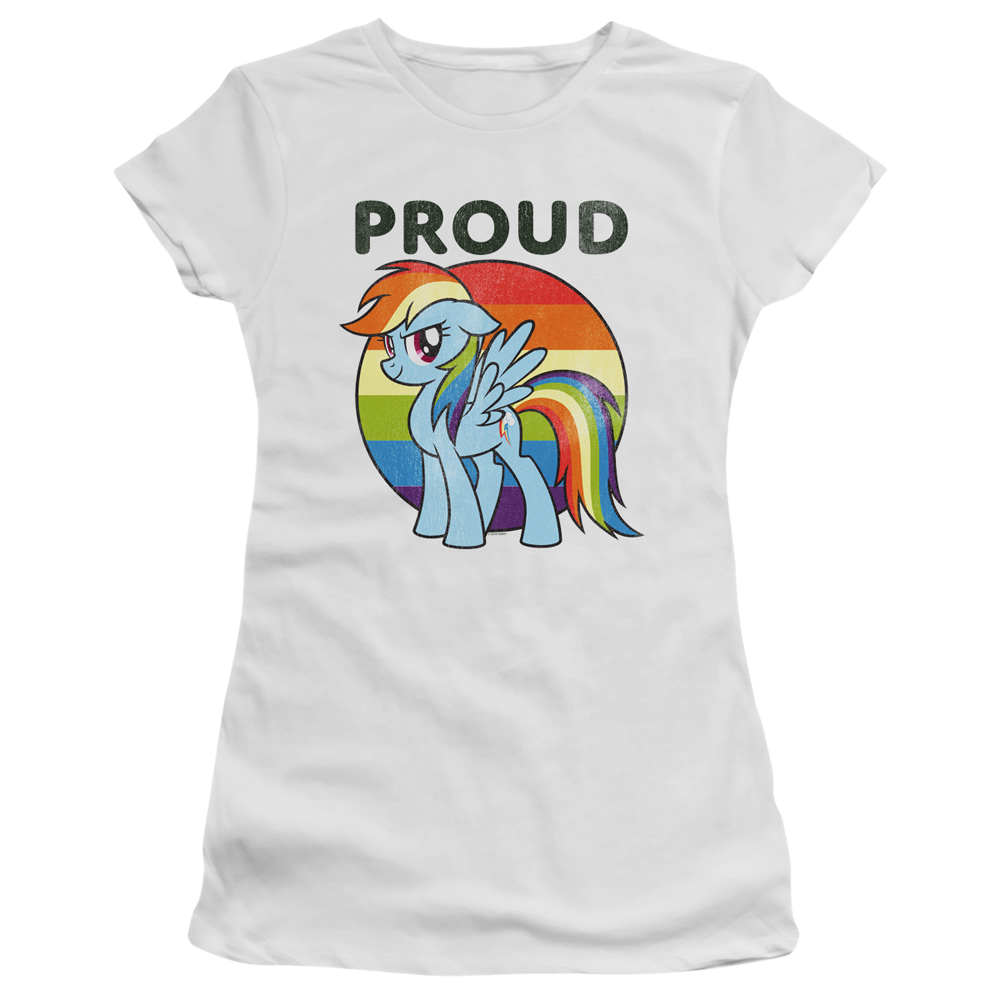 My Little Pony Friendship Is Magic Proud - Juniors T-Shirt Juniors T-Shirt My Little Pony   