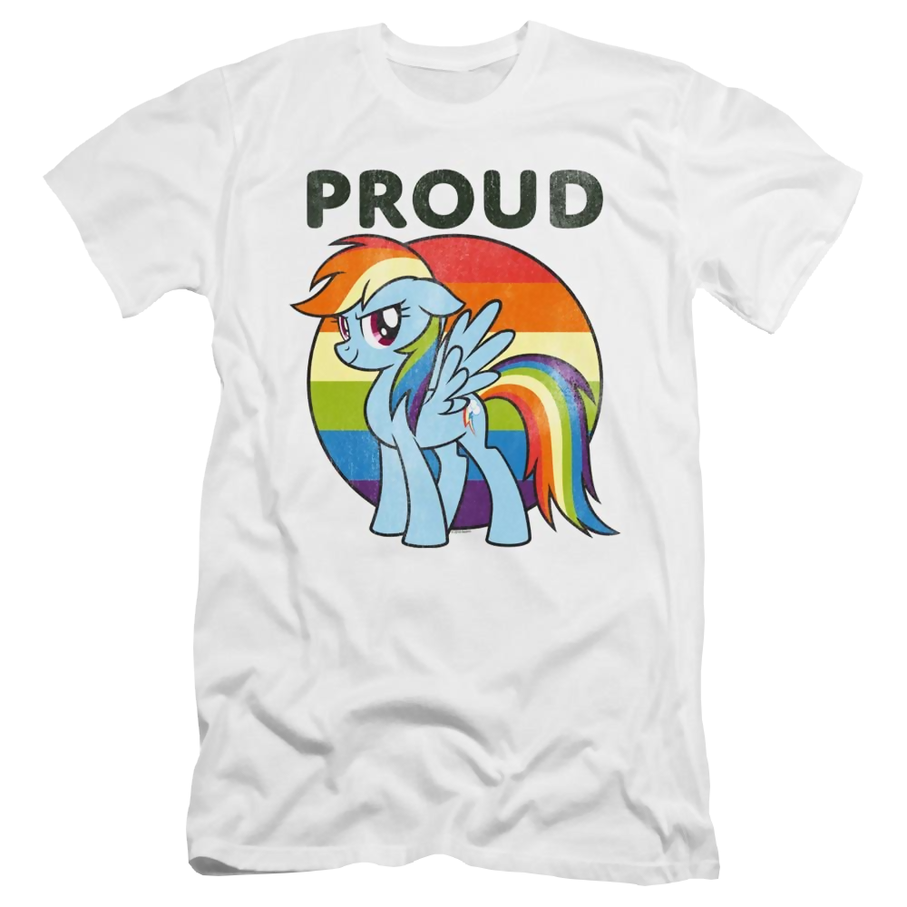 My Little Pony Friendship Is Magic Proud - Men's Premium Slim Fit T-Shirt Men's Premium Slim Fit T-Shirt My Little Pony   