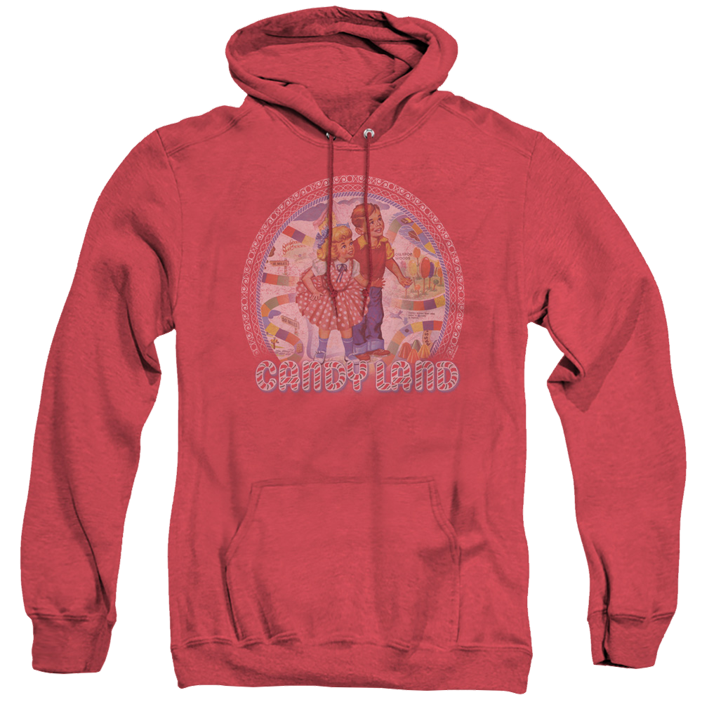 Candy Land Vintage - Heather Pullover Hoodie Heather Pullover Hoodie Candy Land   
