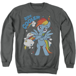 My Little Pony Friendship Is Magic 20 Percent Cooler - Men's Crewneck Sweatshirt Men's Crewneck Sweatshirt My Little Pony   