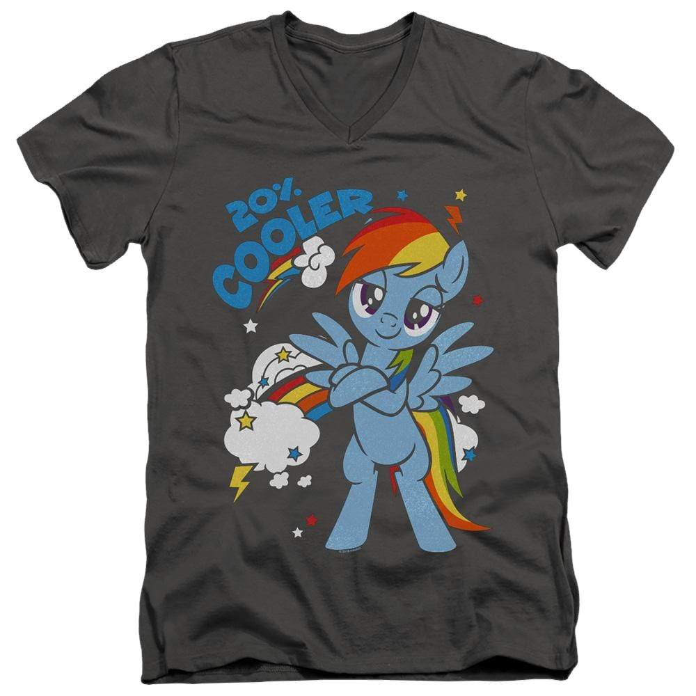 My Little Pony Friendship Is Magic 20 Percent Cooler - Men's V-Neck T-Shirt Men's V-Neck T-Shirt My Little Pony   