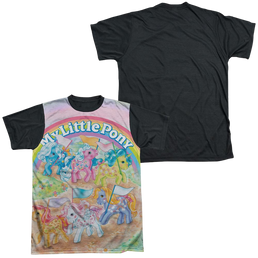 My Little Pony Classic Classic Ponies - Men's Black Back T-Shirt Men's Black Back T-Shirt My Little Pony   