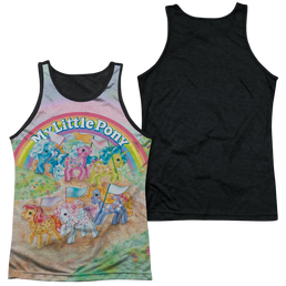 My Little Pony Classic Classic Ponies - Men's Black Back Tank Top Men's Black Back Tank My Little Pony   