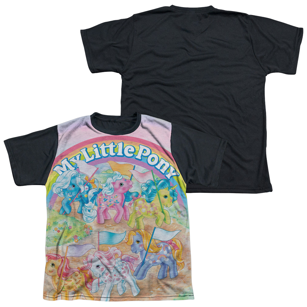 My Little Pony Classic Classic Ponies - Youth Black Back T-Shirt Youth Black Back T-Shirt (Ages 8-12) My Little Pony   