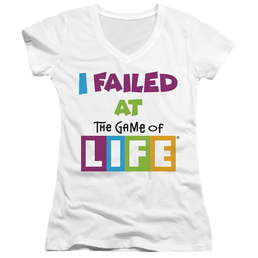 Game of Life Failed At - Juniors V-Neck T-Shirt Juniors V-Neck T-Shirt Game of Life   