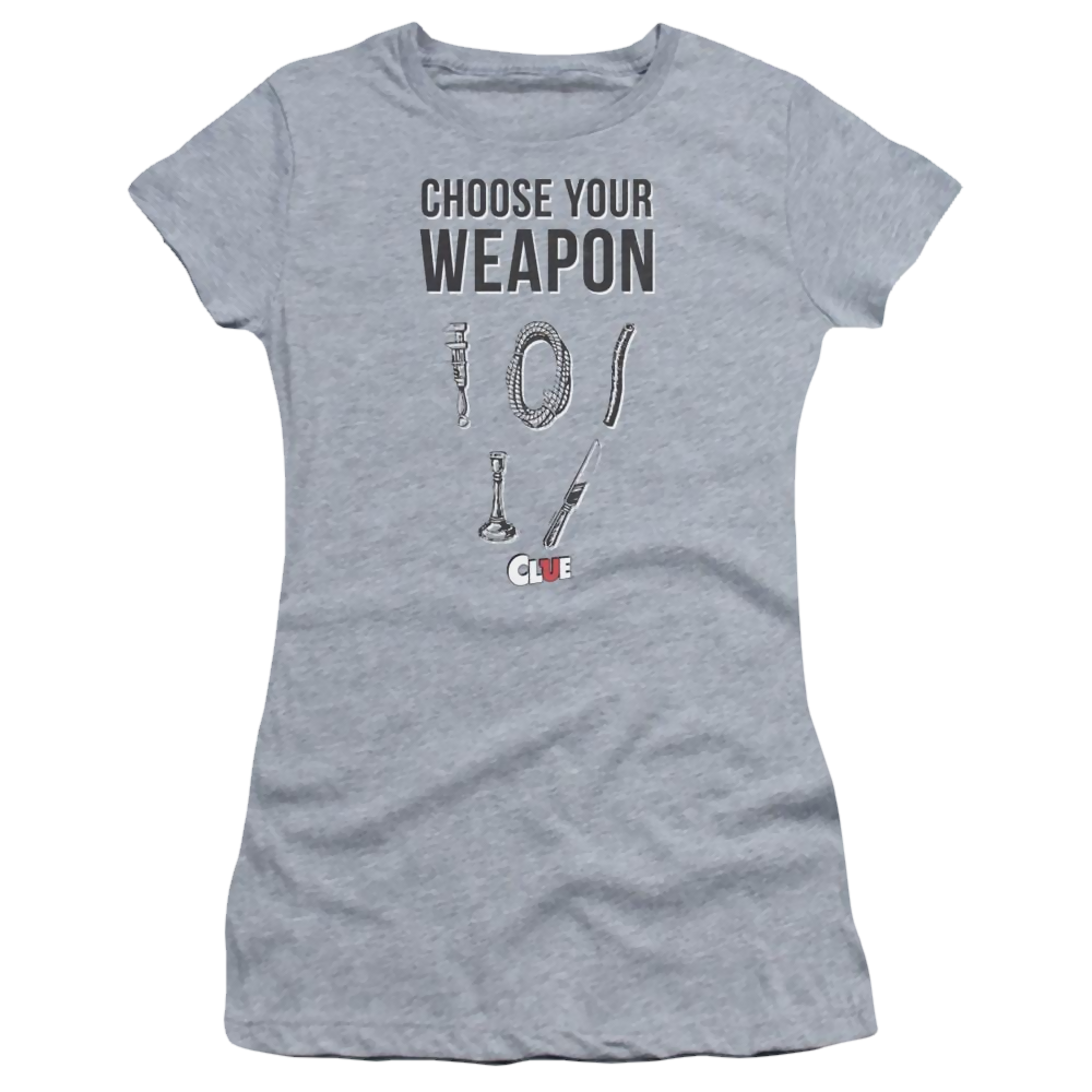 Game of Clue Choose - Juniors T-Shirt Juniors T-Shirt Clue   
