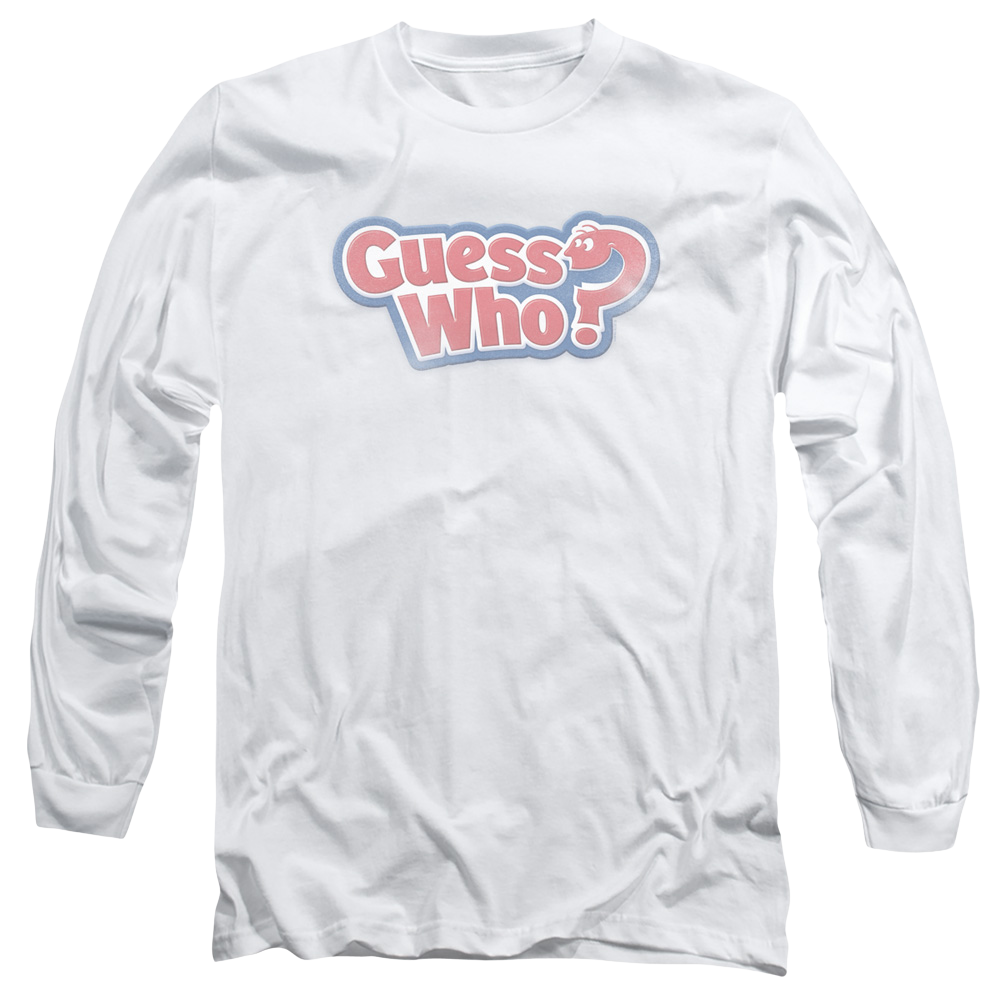 Guess Who Distressed Logo - Men's Long Sleeve T-Shirt Men's Long Sleeve T-Shirt Guess Who   