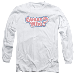 Guess Who Distressed Logo - Men's Long Sleeve T-Shirt Men's Long Sleeve T-Shirt Guess Who   