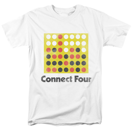 Connect Four Classic Logo Distressed - Men's Regular Fit T-Shirt Men's Regular Fit T-Shirt Connect Four   