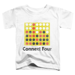 Connect Four Classic Logo Distressed - Toddler T-Shirt Toddler T-Shirt Connect Four   