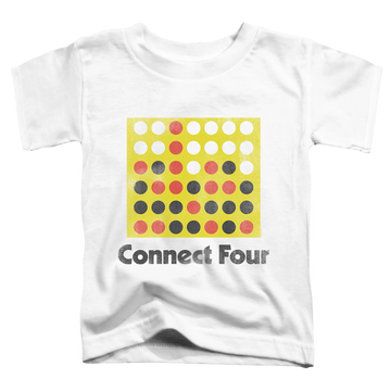 Connect Four Classic Logo Distressed - Toddler T-Shirt Toddler T-Shirt Connect Four   