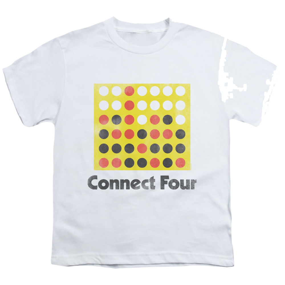Connect Four Classic Logo Distressed - Youth T-Shirt Youth T-Shirt (Ages 8-12) Connect Four   