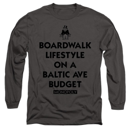 Monopoly Lifestyle Vs Budget - Men's Long Sleeve T-Shirt Men's Long Sleeve T-Shirt Monopoly   