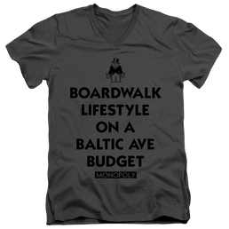 Monopoly Lifestyle Vs Budget - Men's V-Neck T-Shirt Men's V-Neck T-Shirt Monopoly   