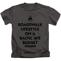 Monopoly Lifestyle Vs Budget - Kid's T-Shirt Kid's T-Shirt (Ages 4-7) Monopoly   