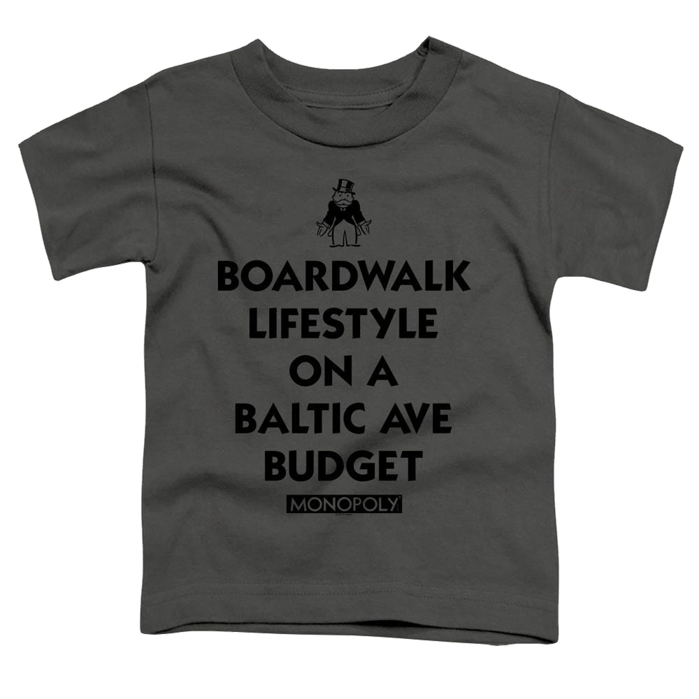Monopoly Lifestyle Vs Budget - Toddler T-Shirt Toddler T-Shirt Monopoly   