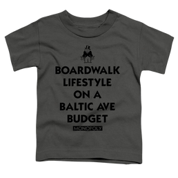 Monopoly Lifestyle Vs Budget - Toddler T-Shirt Toddler T-Shirt Monopoly   