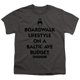 Monopoly Lifestyle Vs Budget - Youth T-Shirt Youth T-Shirt (Ages 8-12) Monopoly   