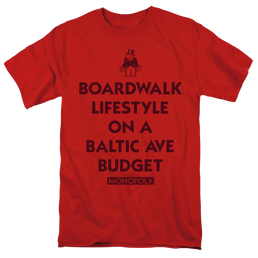 Monopoly Lifestyle Vs Budget - Men's Regular Fit T-Shirt Men's Regular Fit T-Shirt Monopoly   