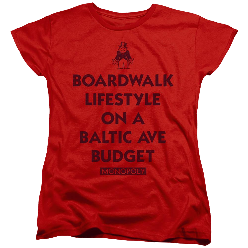 Monopoly Lifestyle Vs Budget - Women's T-Shirt Women's T-Shirt Monopoly   