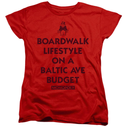 Monopoly Lifestyle Vs Budget - Women's T-Shirt Women's T-Shirt Monopoly   