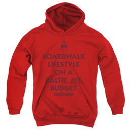 Monopoly Lifestyle Vs Budget - Youth Hoodie Youth Hoodie (Ages 8-12) Monopoly   