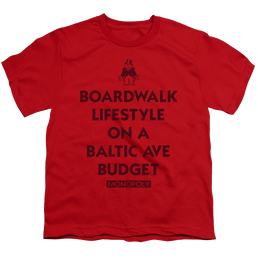 Monopoly Lifestyle Vs Budget - Youth T-Shirt Youth T-Shirt (Ages 8-12) Monopoly   