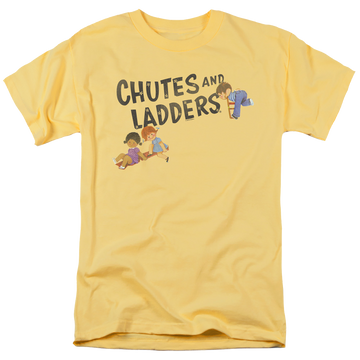 Banana men's regular fit t-shirt with Chutes and Ladders Logo graphic