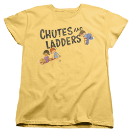 Chutes and Ladders Logo - Women's T-Shirt Women's T-Shirt Chutes and Ladders   