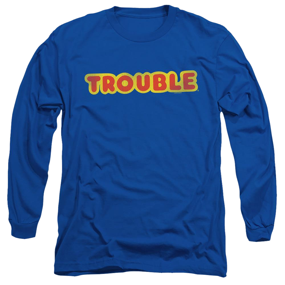 Game of Trouble Logo - Men's Long Sleeve T-Shirt Men's Long Sleeve T-Shirt Trouble   