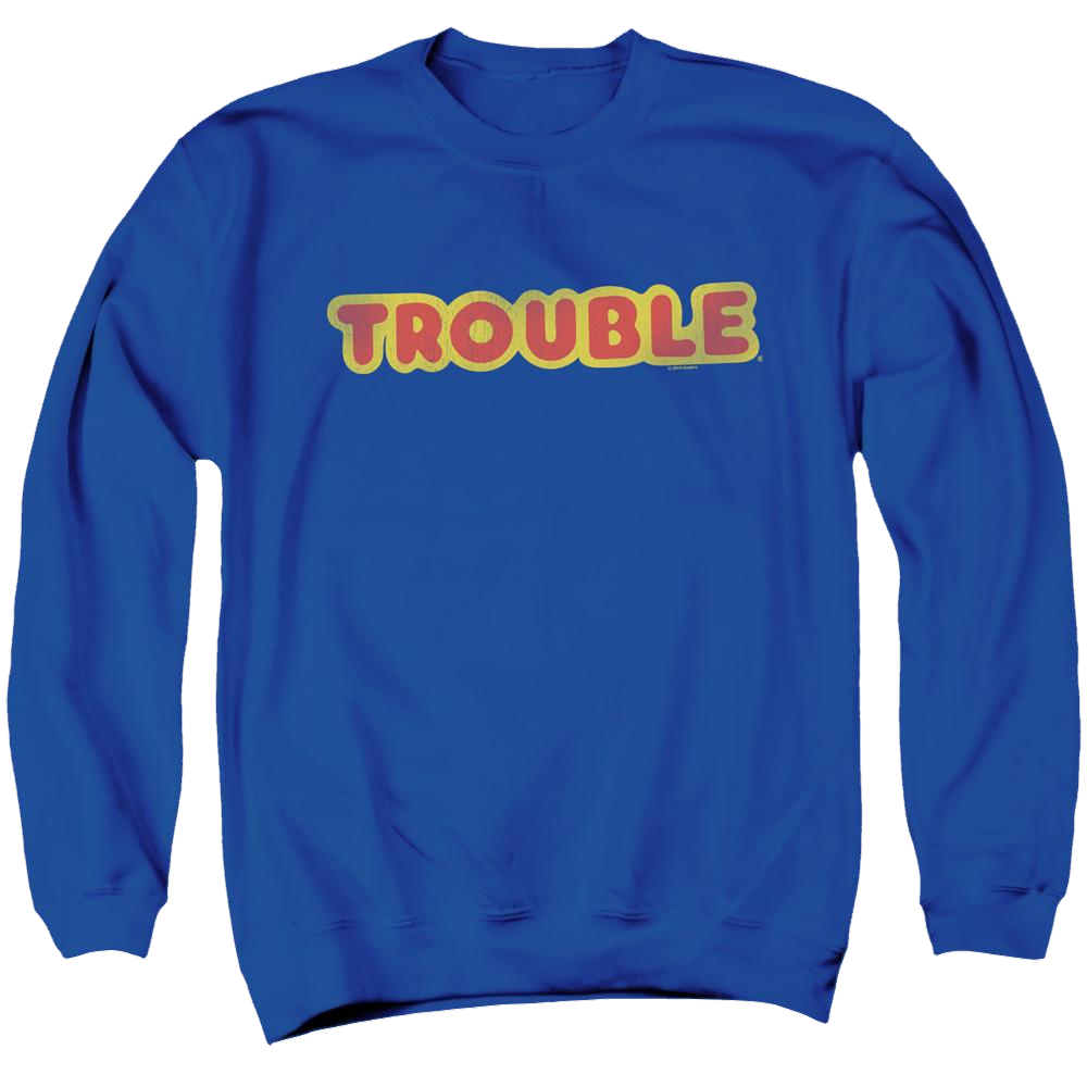 Game of Trouble Logo - Men's Crewneck Sweatshirt Men's Crewneck Sweatshirt Trouble   
