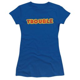 Game of Trouble Logo - Juniors T-Shirt Juniors T-Shirt Trouble   