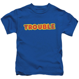 Game of Trouble Logo - Kid's T-Shirt Kid's T-Shirt (Ages 4-7) Trouble   