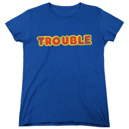 Game of Trouble Logo - Women's T-Shirt Women's T-Shirt Trouble   