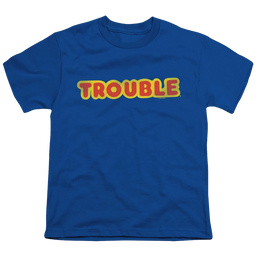 Game of Trouble Logo - Youth T-Shirt Youth T-Shirt (Ages 8-12) Trouble   