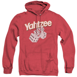 Yahtzee Tumbling Dice - Heather Pullover Hoodie Heather Pullover Hoodie Yahtzee   