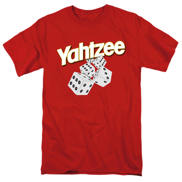 Yahtzee Tumbling Dice - Men's Regular Fit T-Shirt Men's Regular Fit T-Shirt Yahtzee   