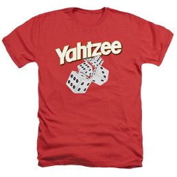 Hasbro Tumbling Dice - Men's Heather T-Shirt Men's Heather T-Shirt Yahtzee   