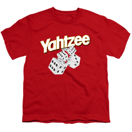 Yahtzee Tumbling Dice - Youth T-Shirt Youth T-Shirt (Ages 8-12) Yahtzee   